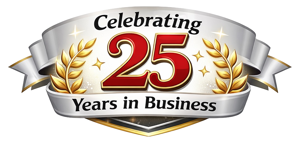2026May_PinnacleSystems_25YearsLogo Celebrating 25 Years of Business